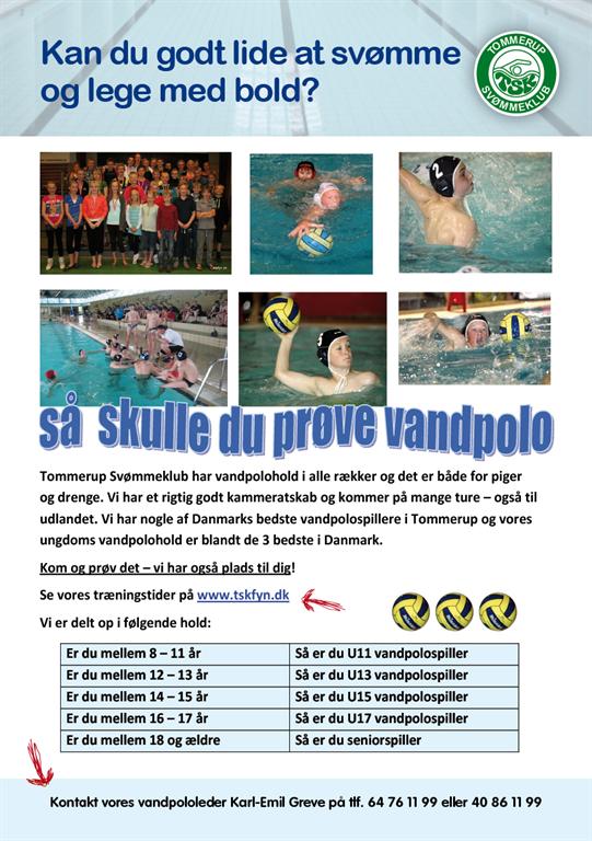Lyst til vandpolo i Tommerup